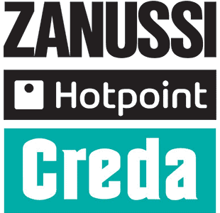 Appliance Brand Logos - Zanussi, Hotpoint & Creda