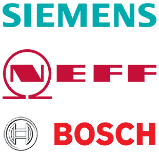 Appliance Brand Logos - Siemens, Neff & Bosch