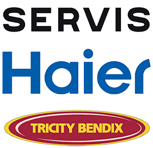 Appliance Brand Logos - Servis, Haier & Tricity Bendix