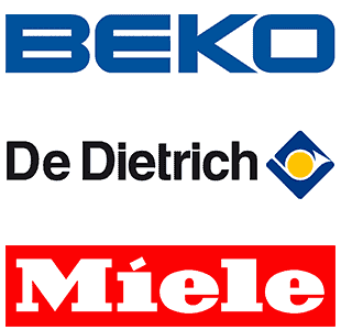 Appliance Brand Logos - Beko, De Dietrich & Miele